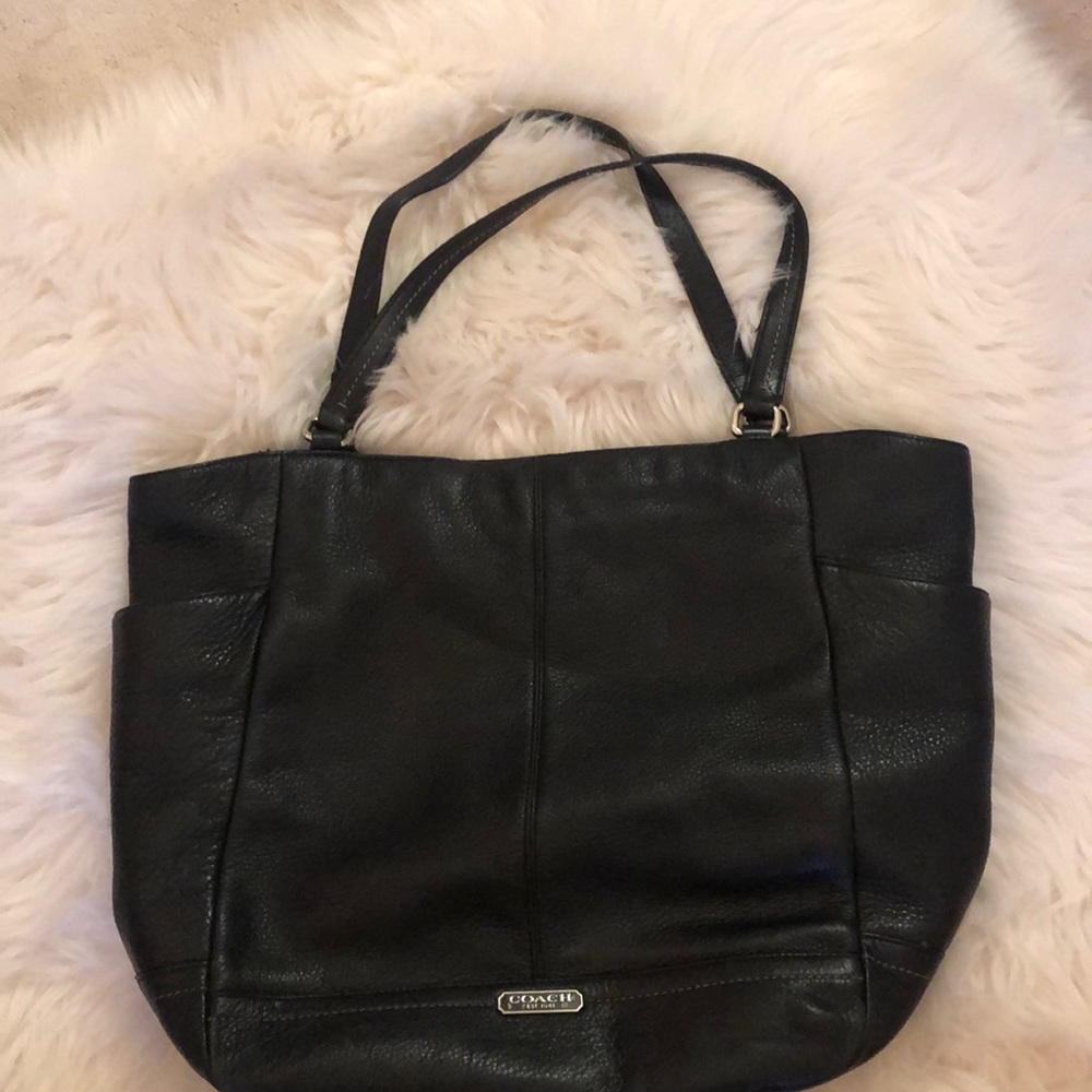 Coach leather purse/tote